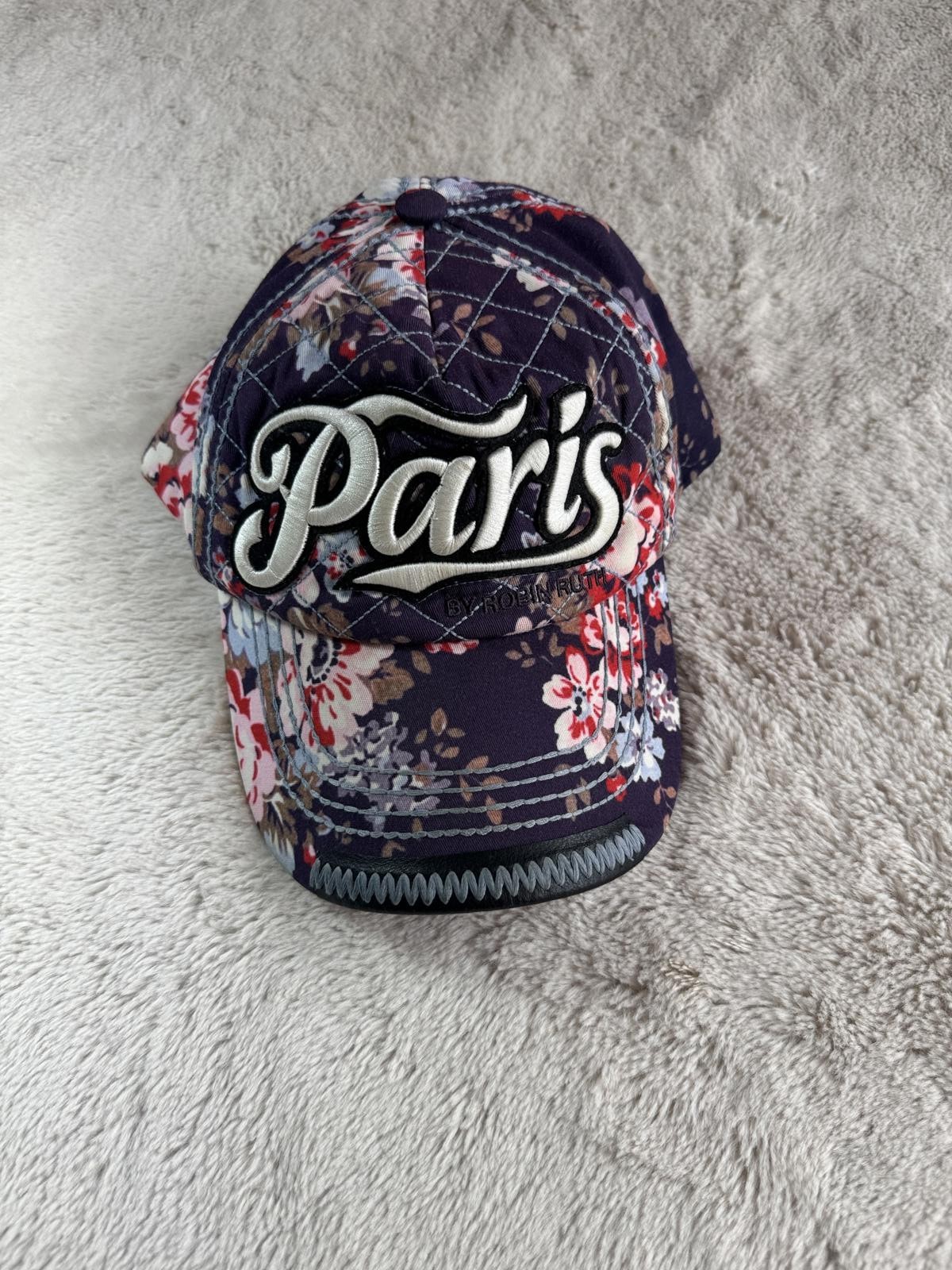 Robin Ruth Floral Paris Baseball Cap