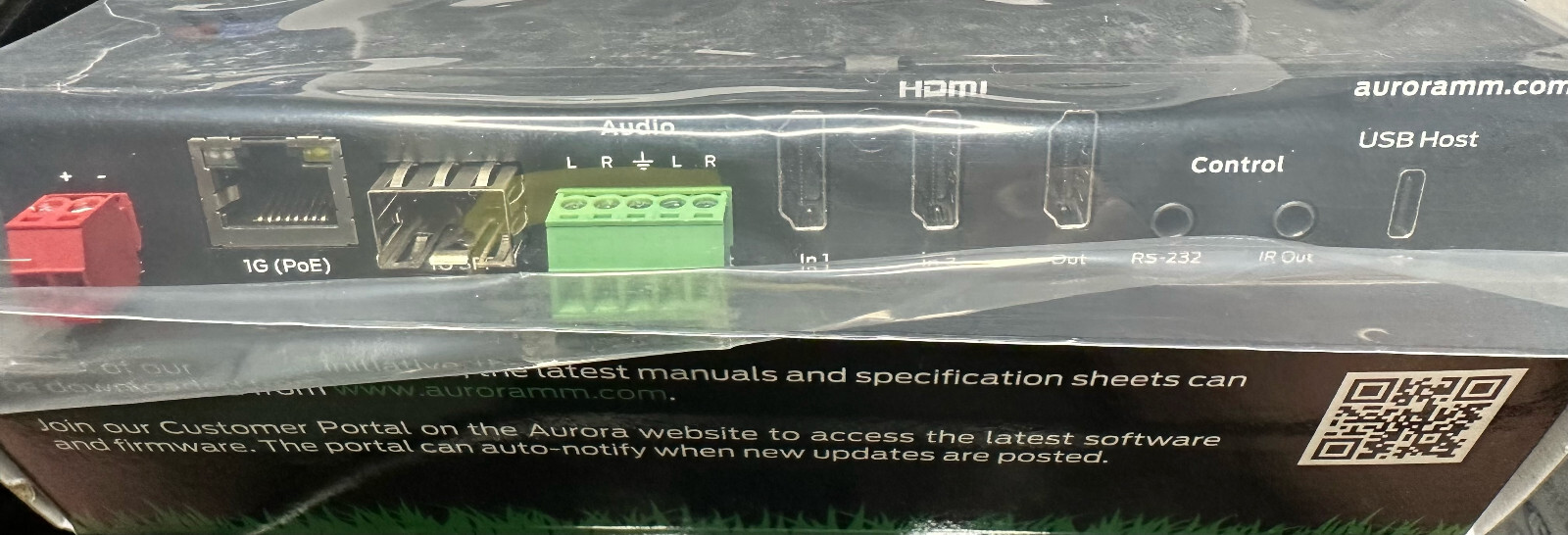 Aurora VPX-TC1-Pro Transceiver 4K60 4:4:4 1Gbps Zero Frame Latency AV over IP