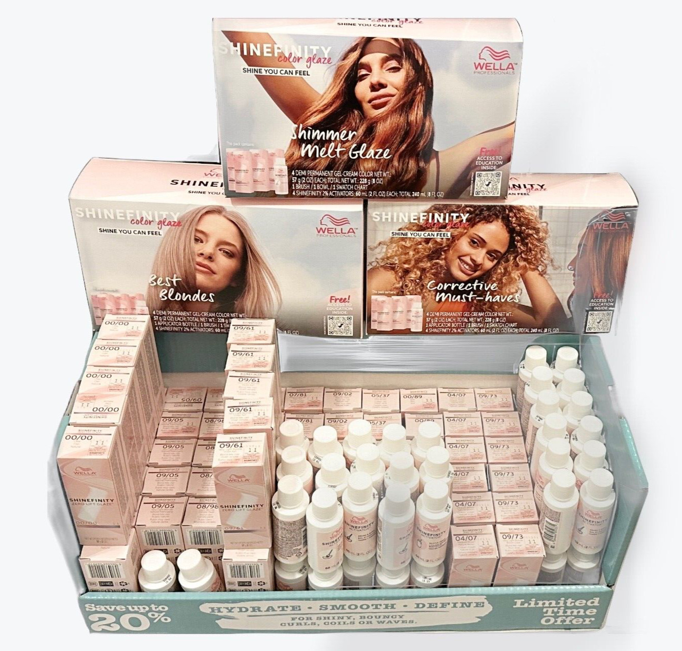 Wella Shinefinity Color Glaze (Choose color with free  2 Fl Oz developer)