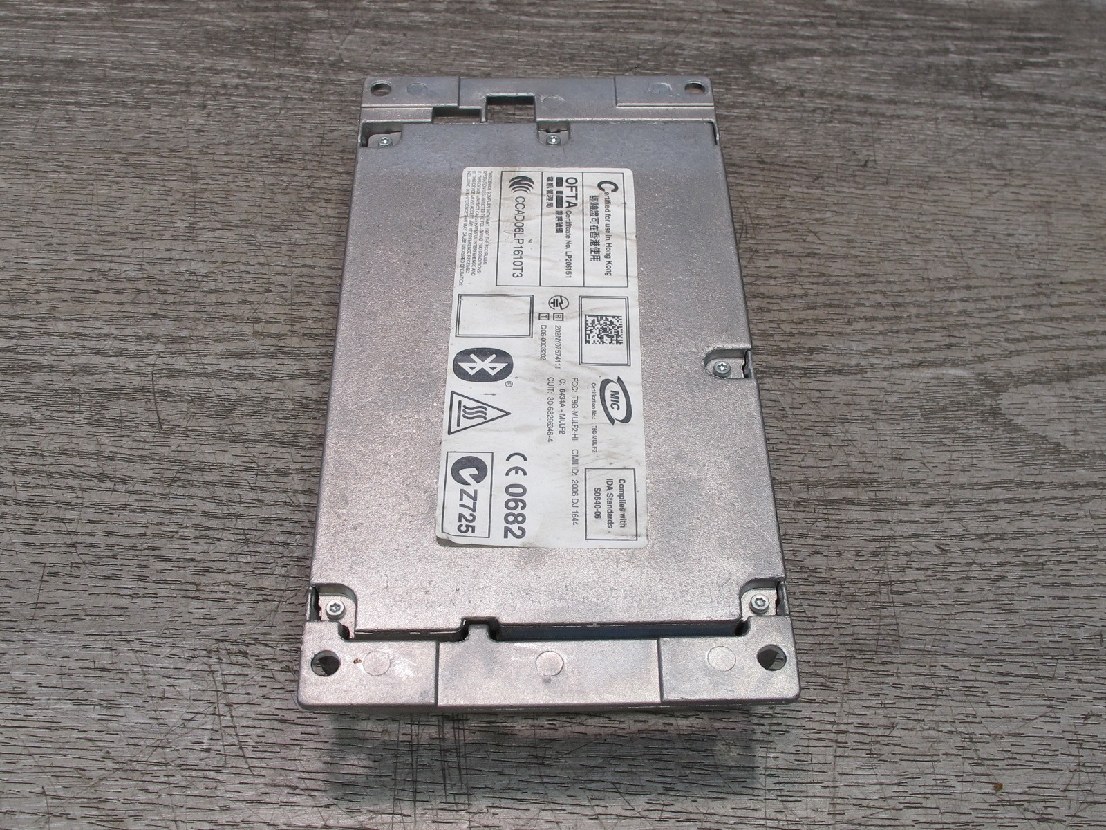 2008 BMW E82 E88 135I BLUETOOTH COMMUNICATION CONTROL MODULE 9187625 OEM