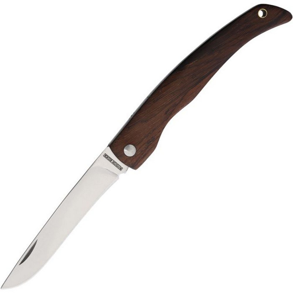 Rough Rider Pocket Knife Mirror Stainless Steel Blade Wood Handle - LX22944-PW