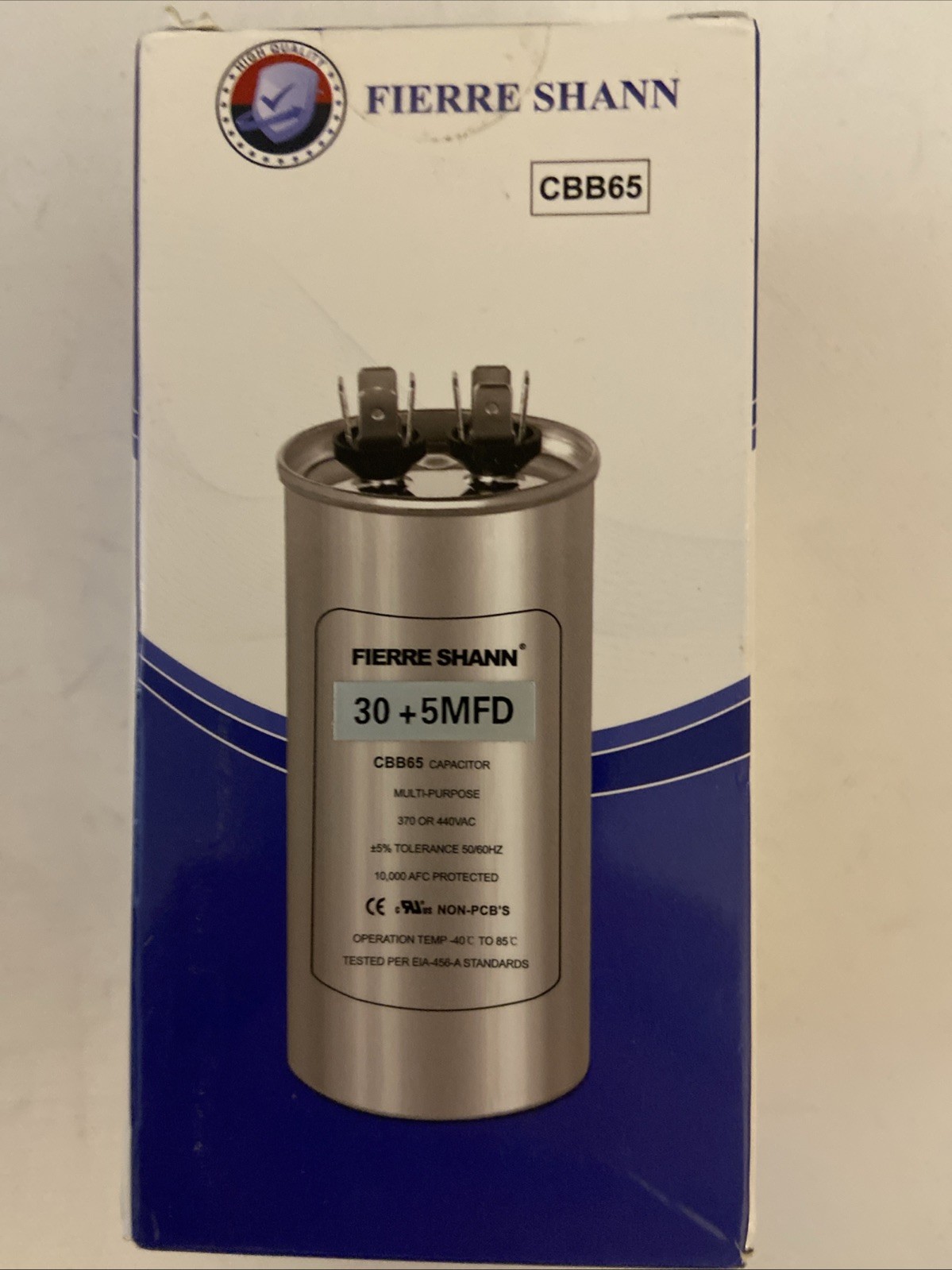 FIERRE SHANN New Air Conditioner Capacitor CBB65