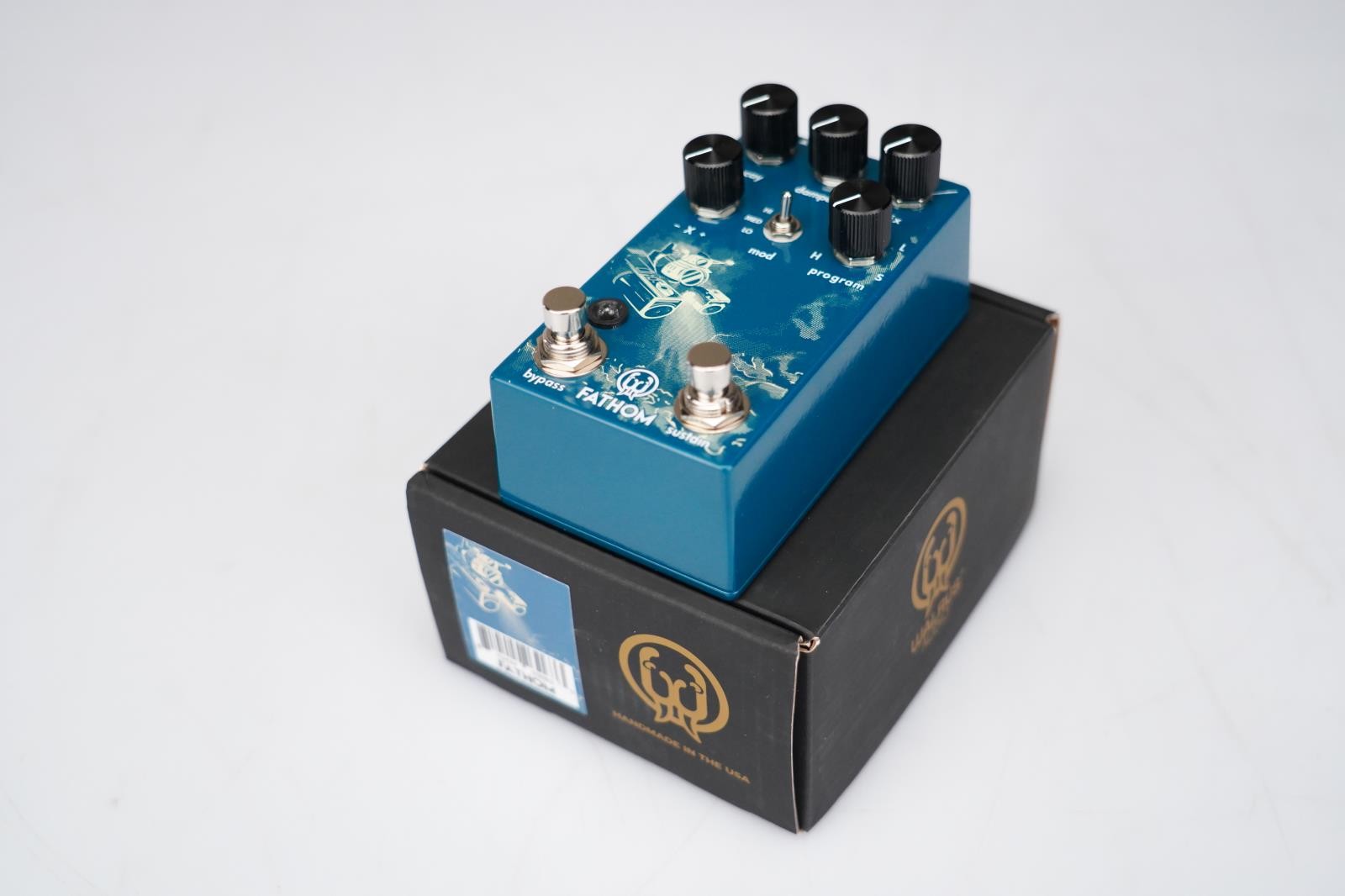 Walrus Audio Fathom Multi-Function Reverb Effects Pedal w/ Box #59291