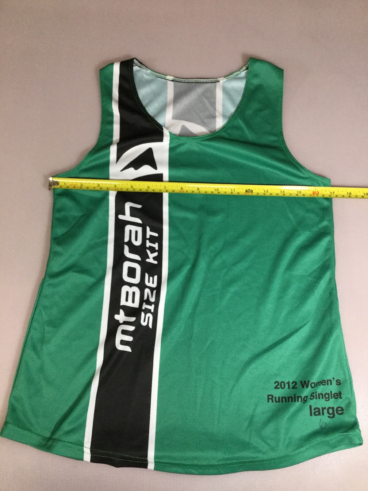 Mt Borah Teamwear Womens Running Singlet Run Large L  (6910-101)