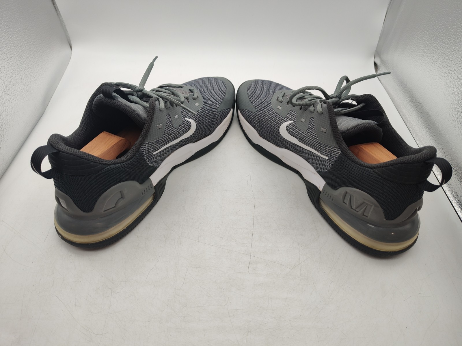 Nike-Air Max-Alpha Trainer 5-Smoke Gray/White-DM0829-003-Shoes-Mens Size 12-NICE