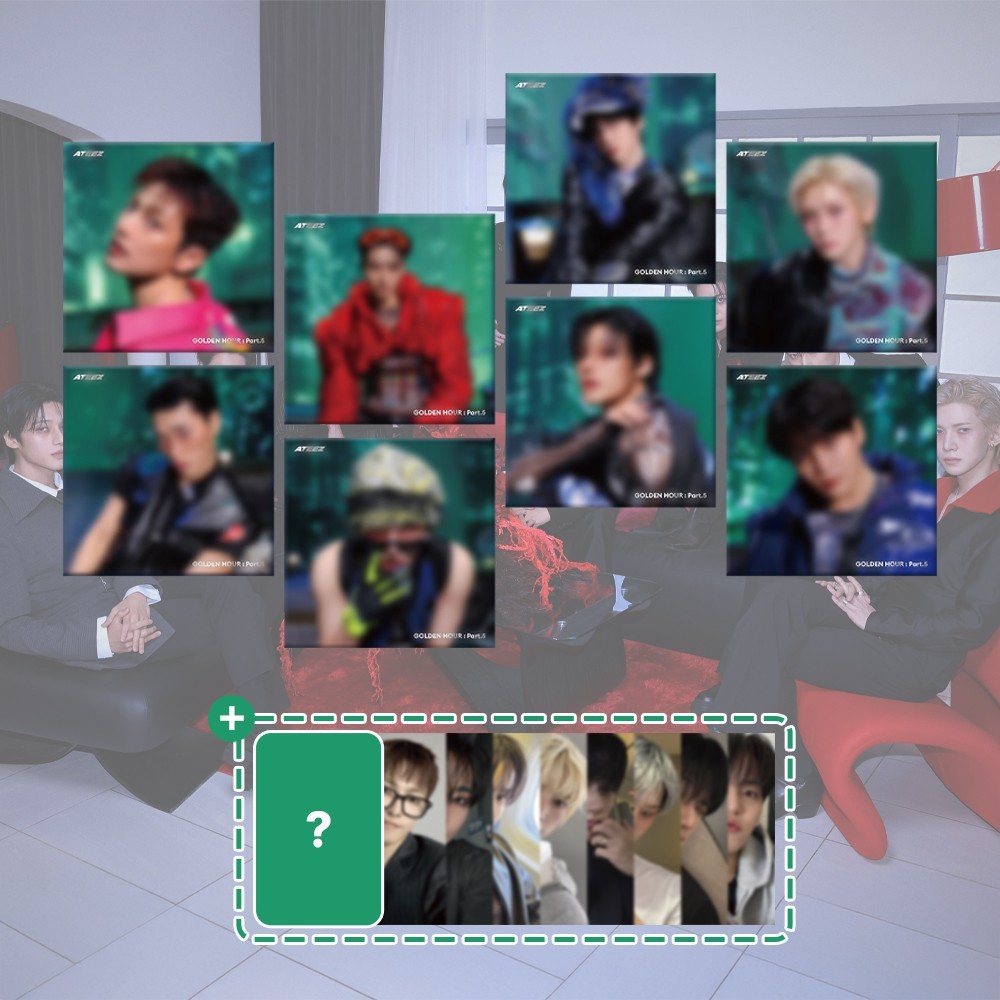 [GIFT] ATEEZ 14th Mini Album [ GOLDEN HOUR : Part.5 ] DIGIPACK Ver