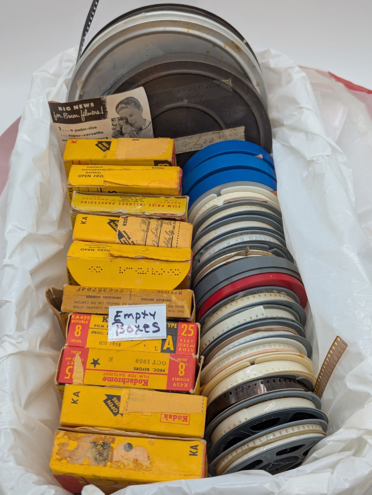 Lot of 20 Kodachrome 8mm 1950s Home Movies Film Buffalo NY 1-cartoon (Read)