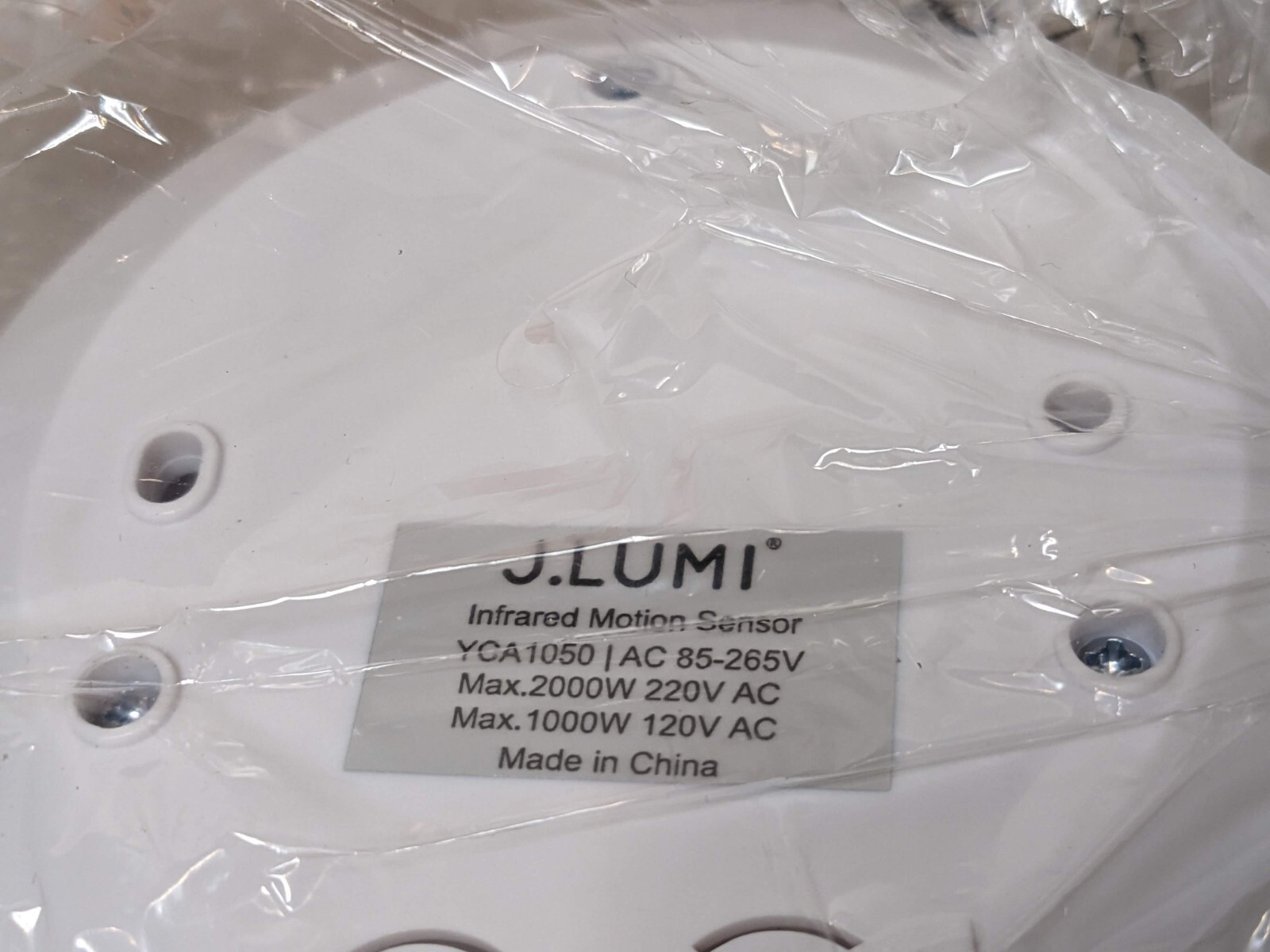 Passive Infrared Motion Sensor Light Switch 1000W Ceiling Mount - J.LUMI YCA1050