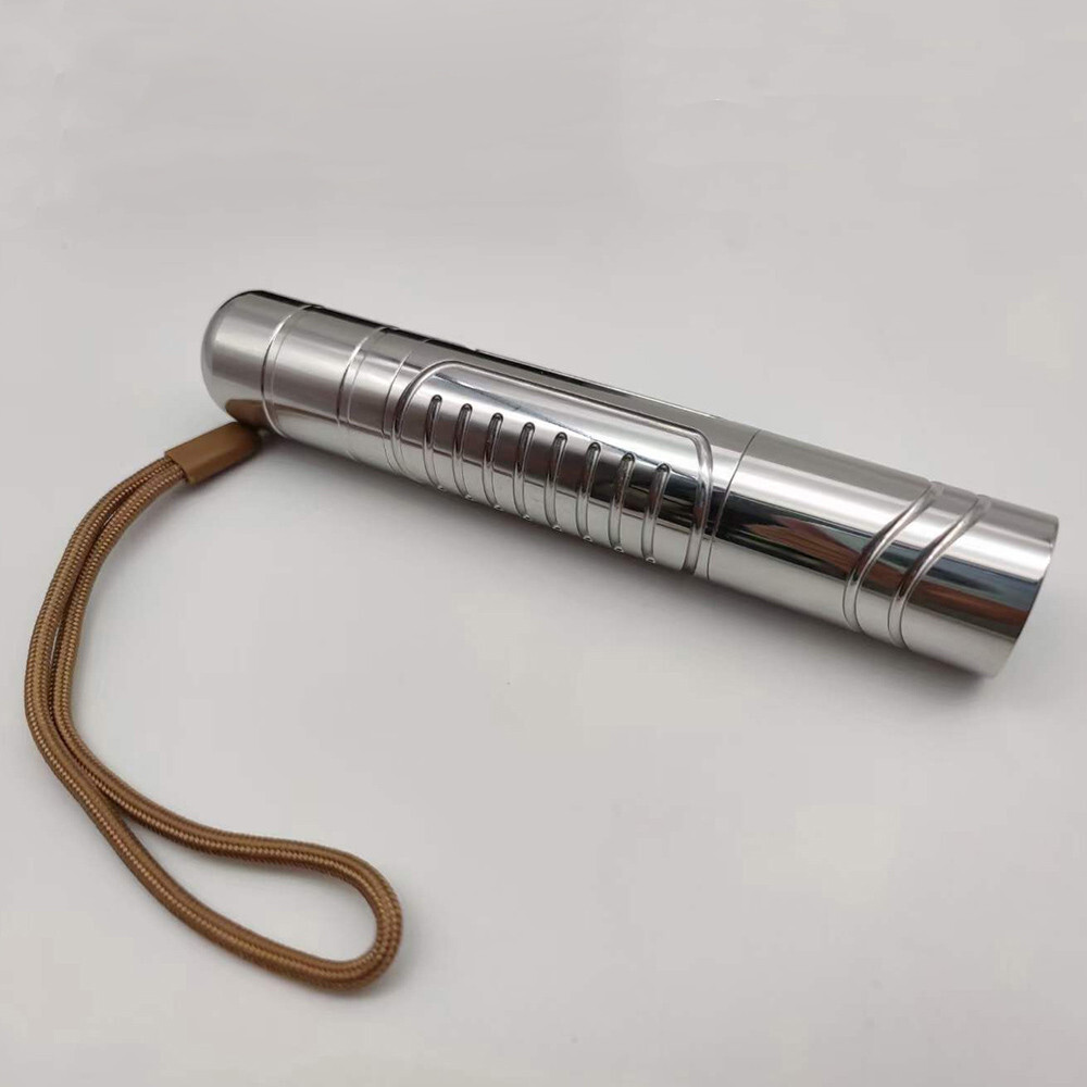 1MW 488nm-200 Fixed Focus Cyan Laser Pointer pen Flashlight light & Case Box