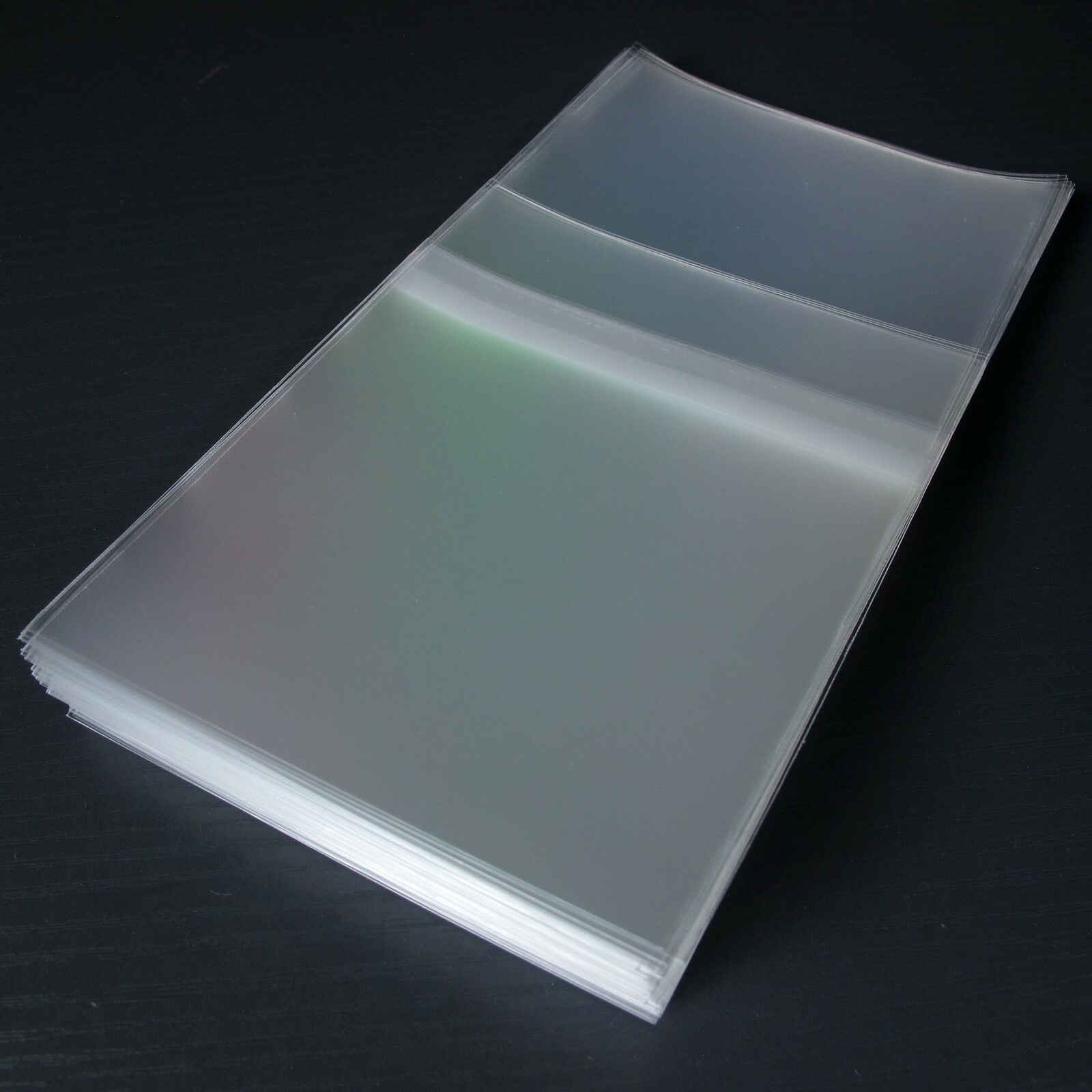 100 New Cassette Case Wrappers ~ Resealable Clear Plastic Storage Sleeves, Bags