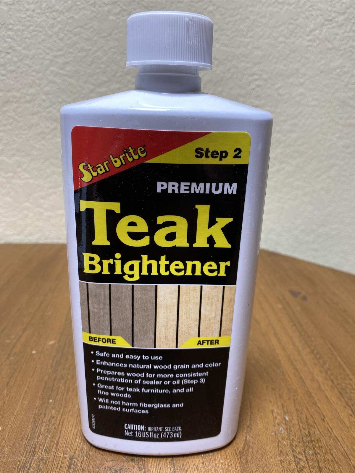 Star Brite Teak Brightener Step 2  Premium 16 US fl oz. 473 ml