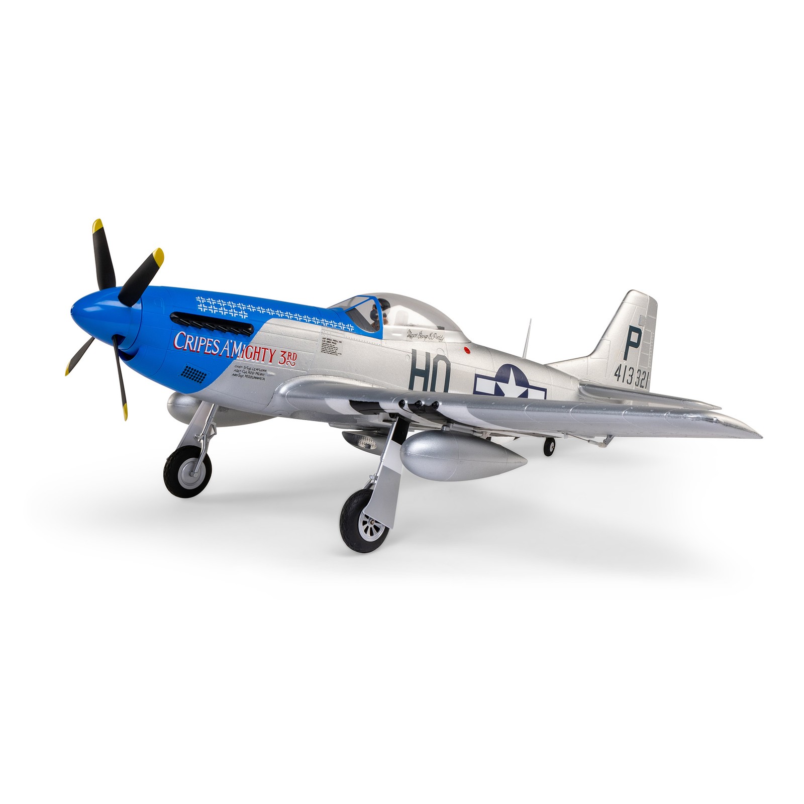 E flite P 51D Mustang 1.2m with Smart BNF Basic  EFL089500 Airplanes B&F