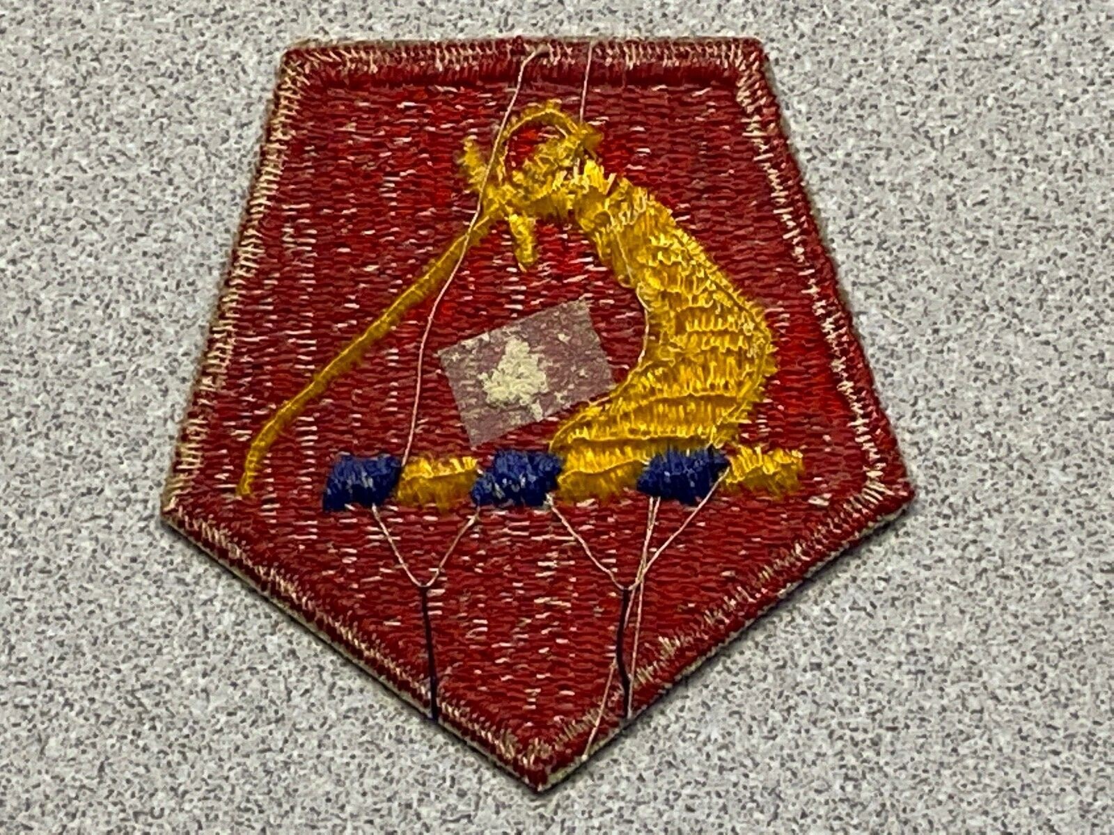 ARMY NATIONAL GUARD, Massachusetts, PATCH, FULLY EMBROIDERED, CUT EDGED