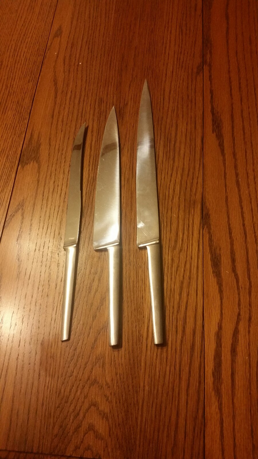 Sword Makers Guild Of Austria Stainless Steel Chef Knife set. 3 knife set.