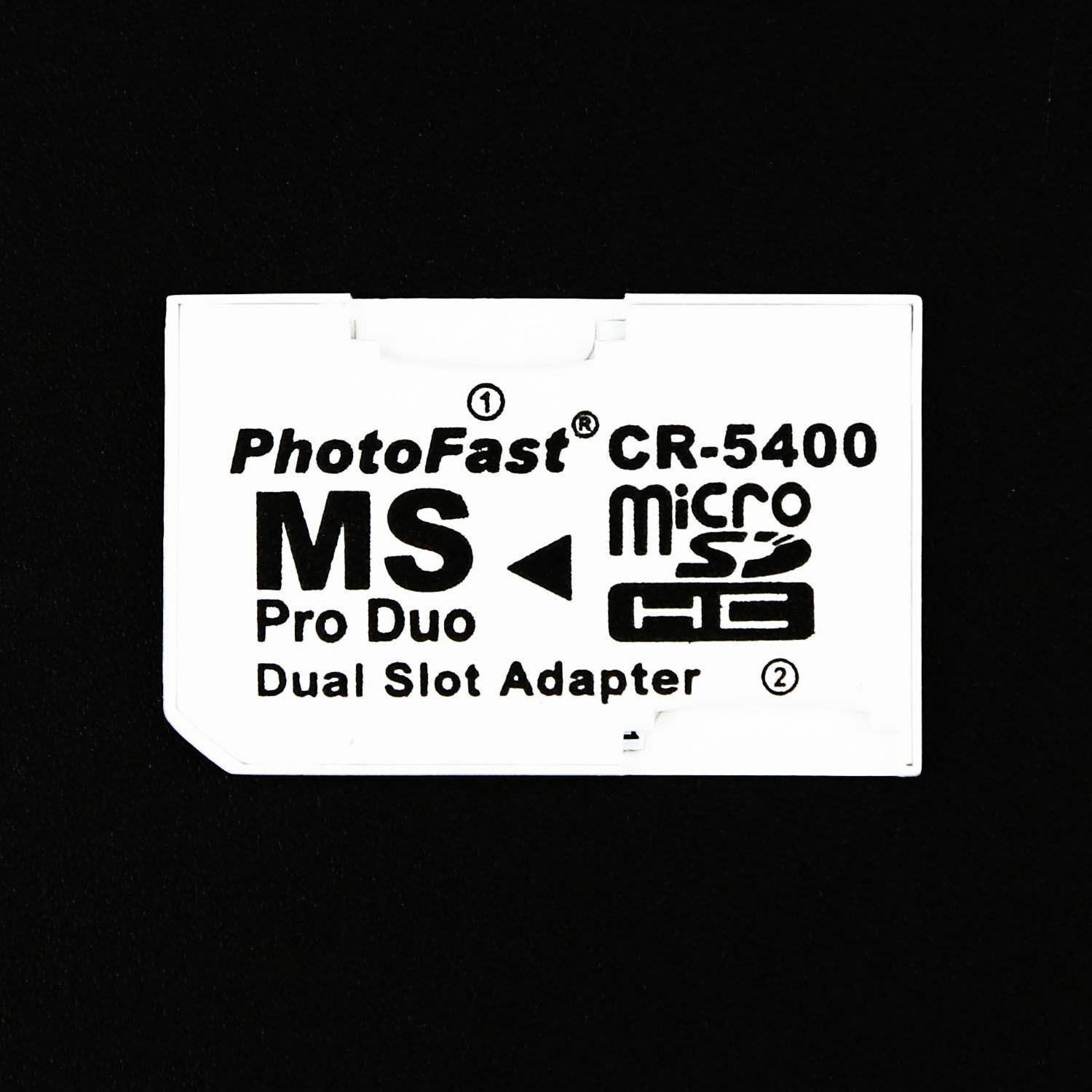 Dual Micro SD TF To Memory Stick Converter MS Pro Duo PSP Card 2 Slot Adapter