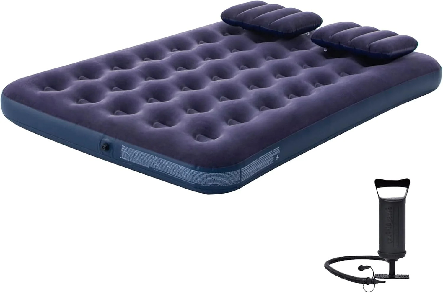 Full Size Air Mattress Inflatable Bed with Pump and Pillows,Blow Up Mattress for