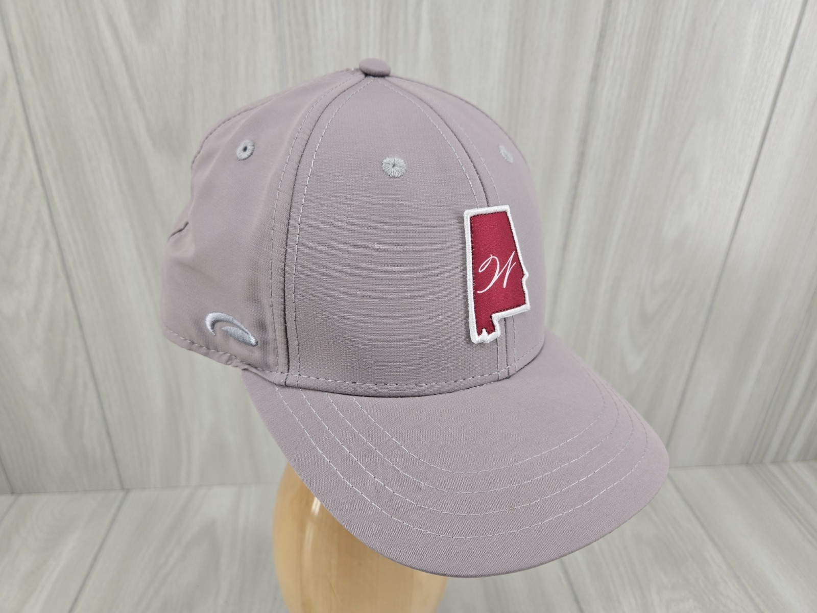 Pukka Alabama State Logo Gray Adjustable Baseball Cap Hat
