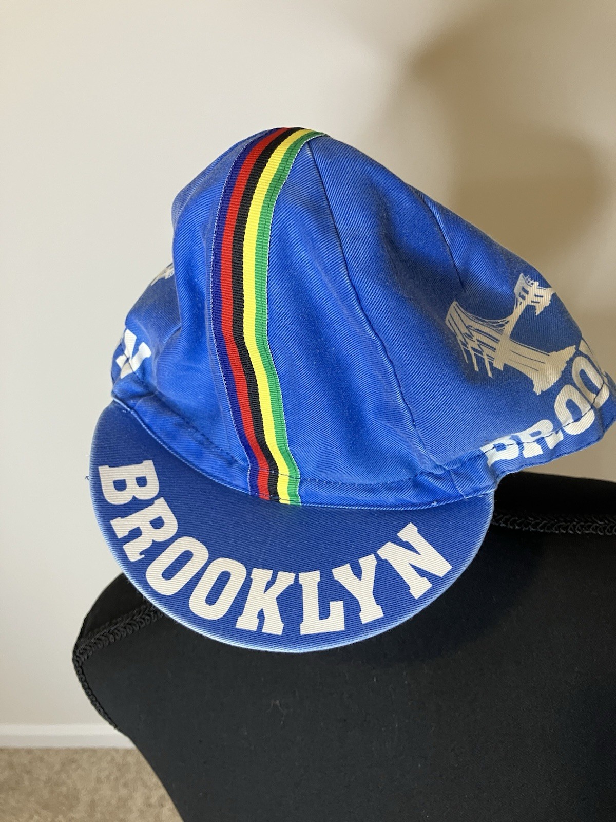 Blue Brooklyn Bike Cap
