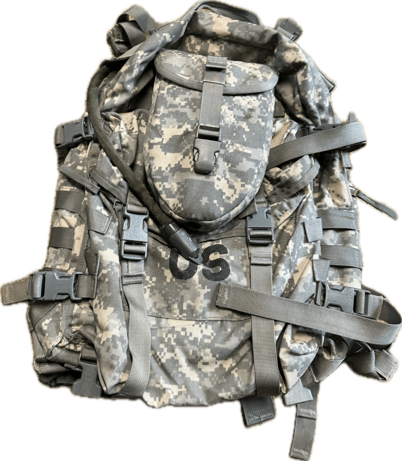 USGI Assault Pack "Adventurer" KIT 5 Pieces MOLLE II Backpack Kit ACU Army