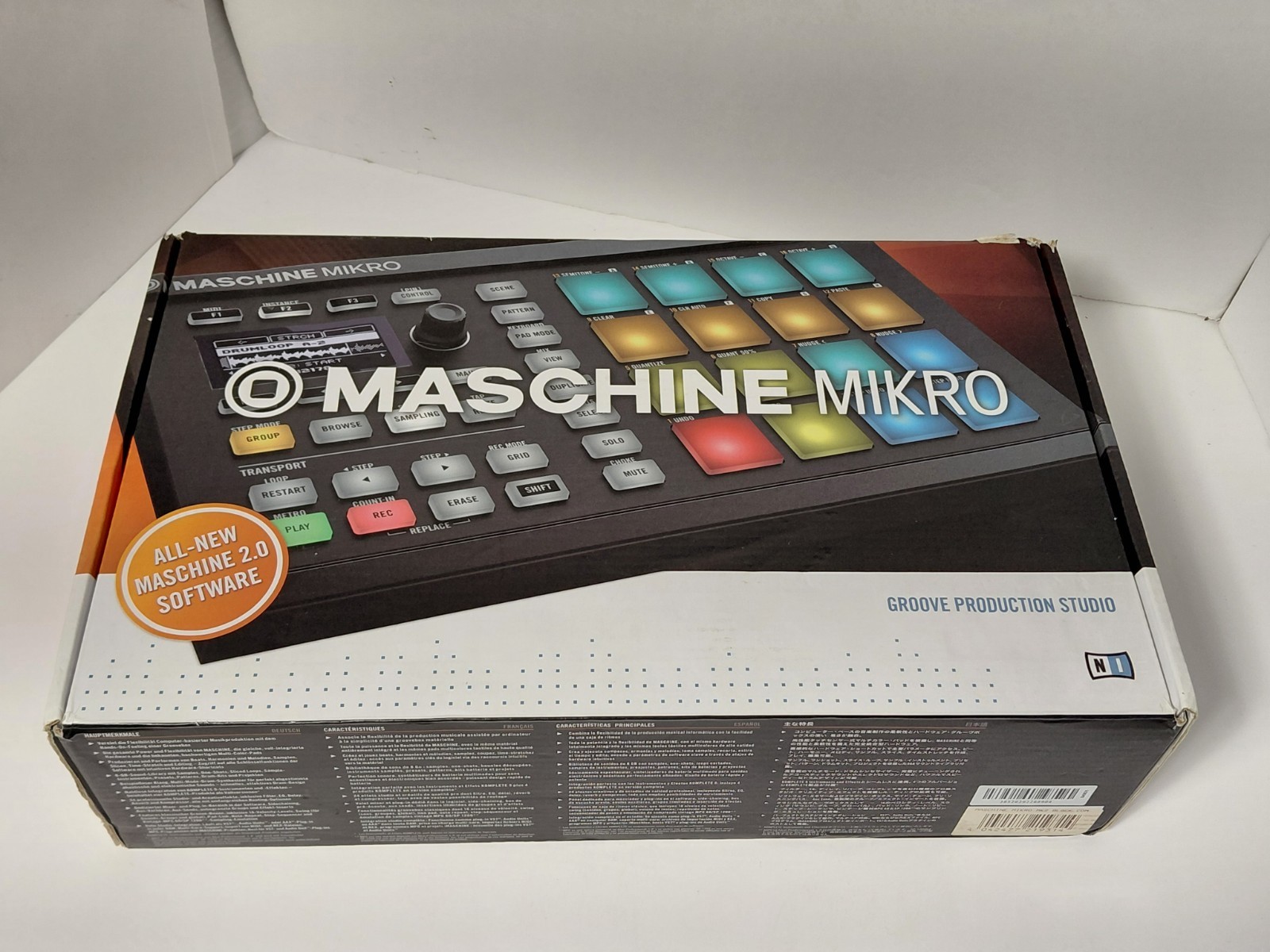 MASCHINE MIRKO Groove Production Studio Native Instruments MIDI w/ Software 2.0