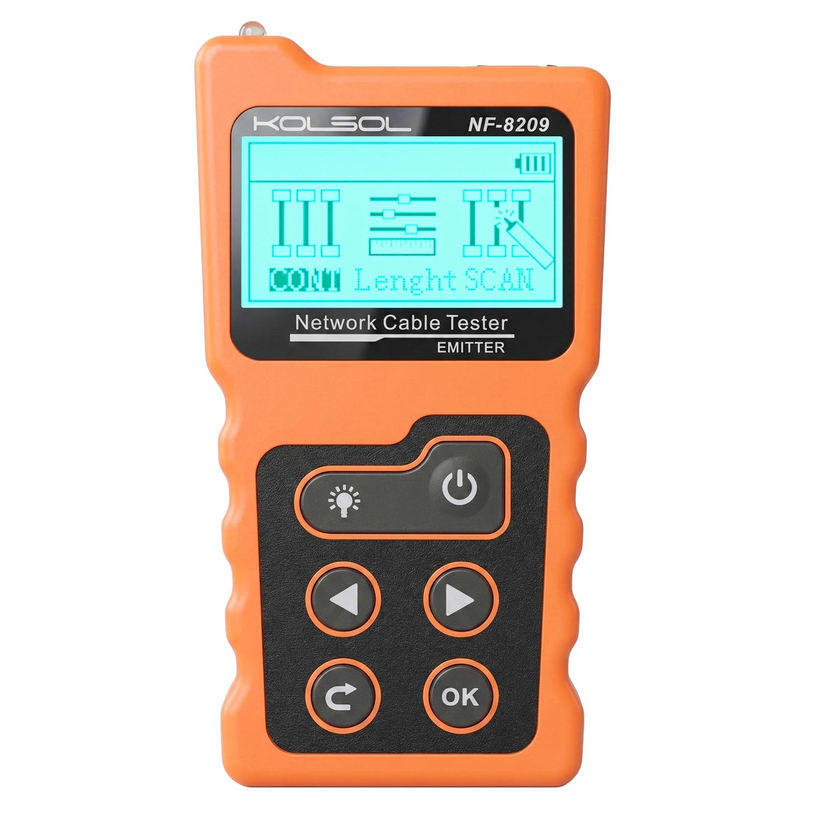 NF-8209 POE Wire Checker Cat5/6 Lan Test Network Tool Scan Cable Wiremap Tester