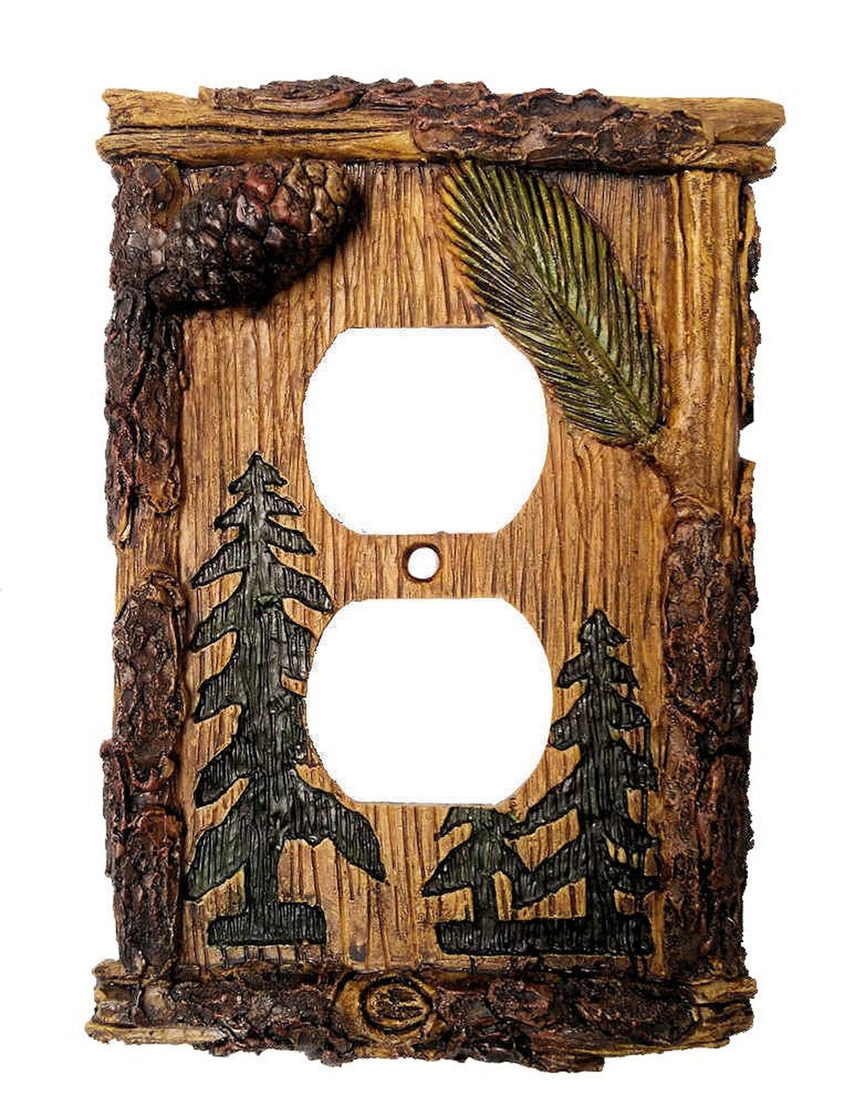 Pine Cone Outlet Cover