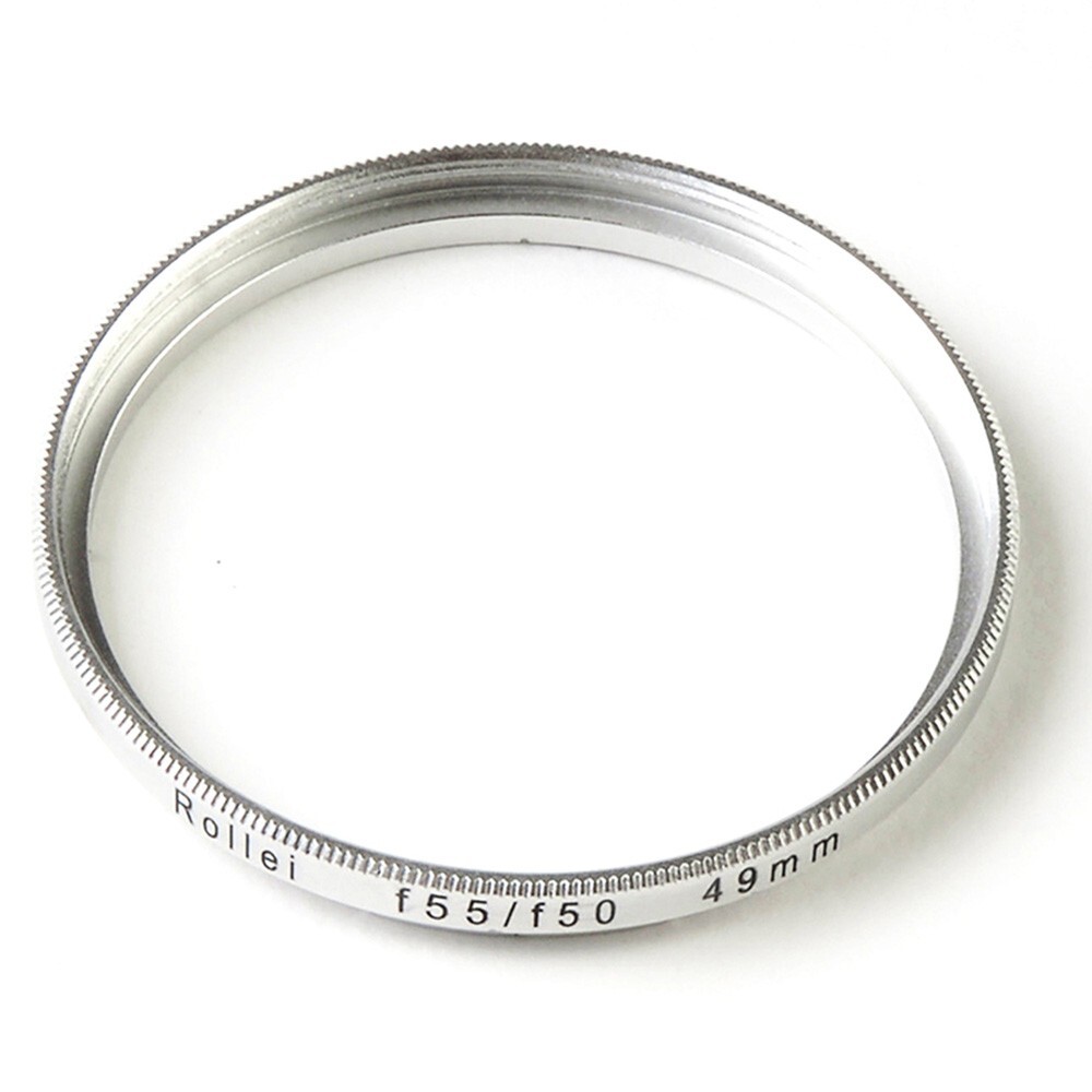 For Rolleiflex 50mm 55mm Lens To B49 mm Filter Ring accessory new