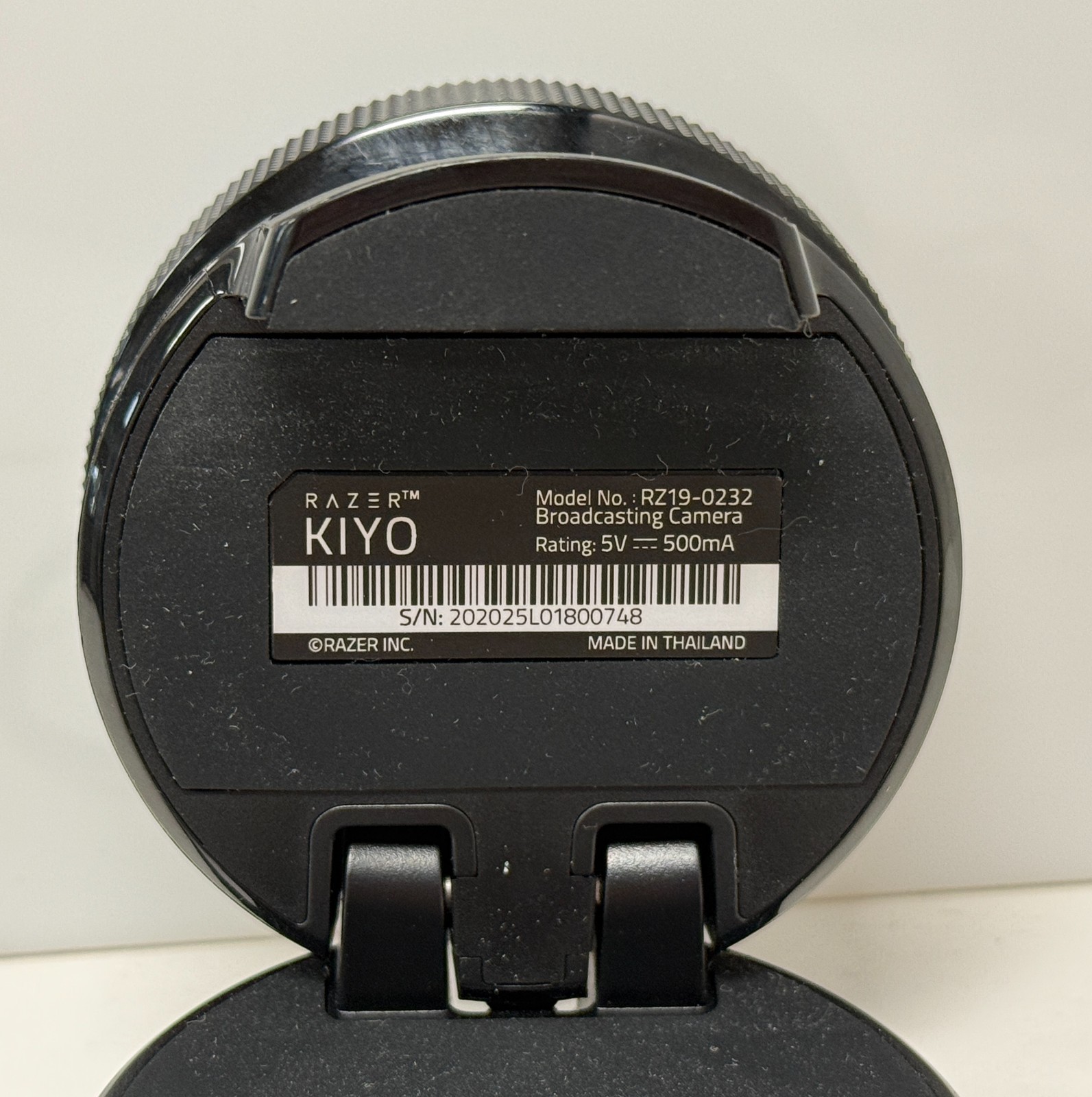 Razer Kiyo RZ19-0232 Broadcasting Camera USB Webcam w/ Adjustable Ring Light