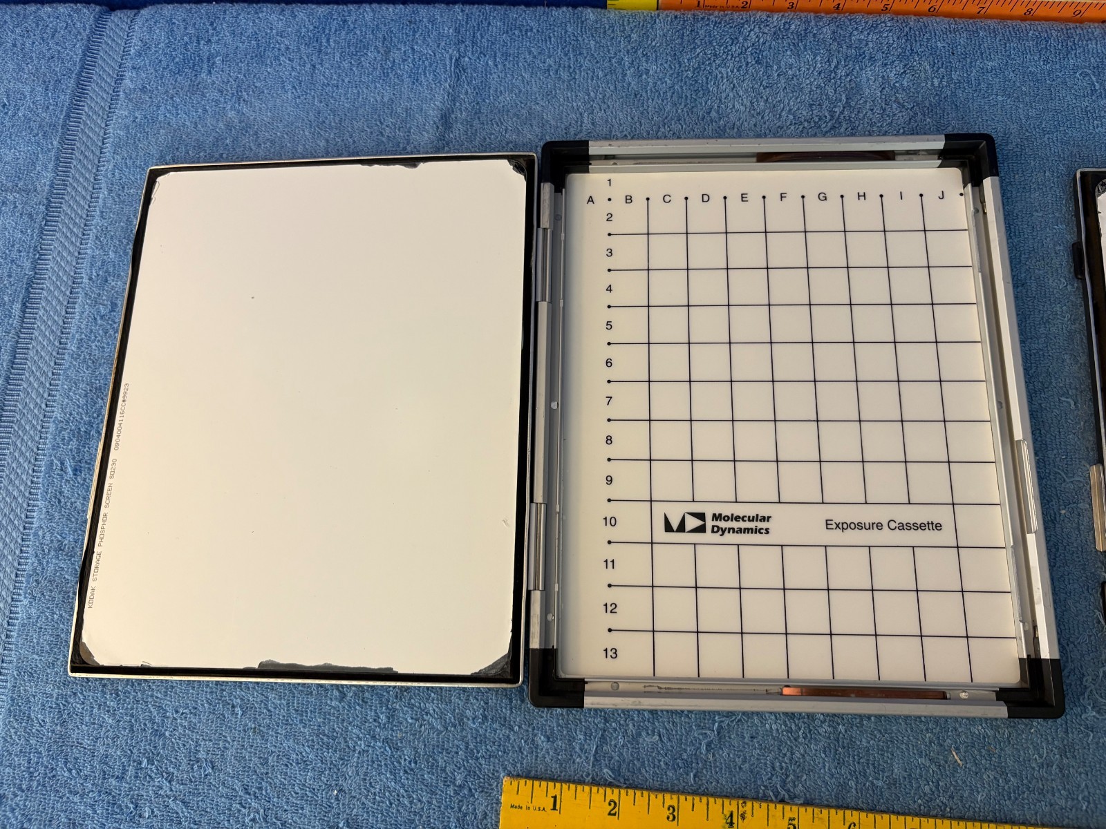 Molecular Dynamics Storage Screen Exposure Cassette Lot of 2