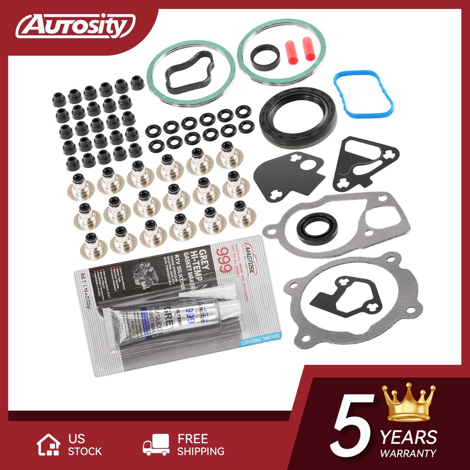 MLS Head Gasket Set For 08 09 Pontiac G8 3.6L V6 HS54661C 021105301 HS26376PT2
