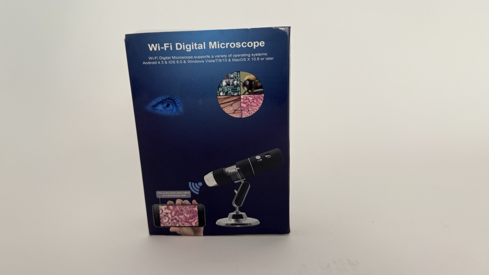 Yinama Wi-Fi Digital Microscope, Video, LED, Video, 1000X Magnification Range