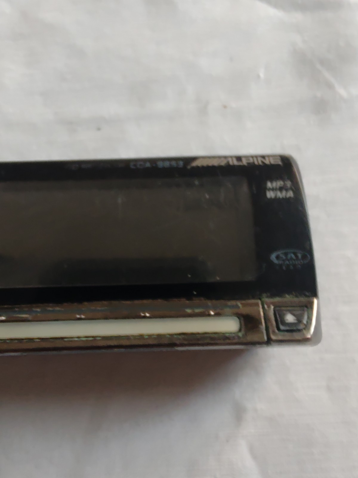 Alpine cda-9853 faceplate