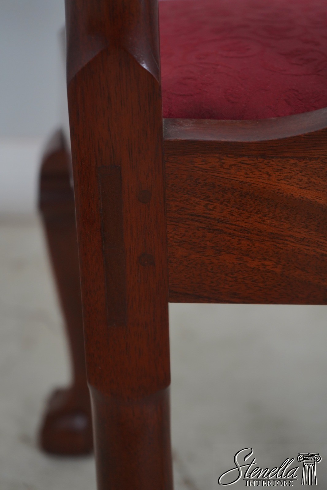 65223EC: Pair Bench Made Chippendale Mahogany Side Chairs
