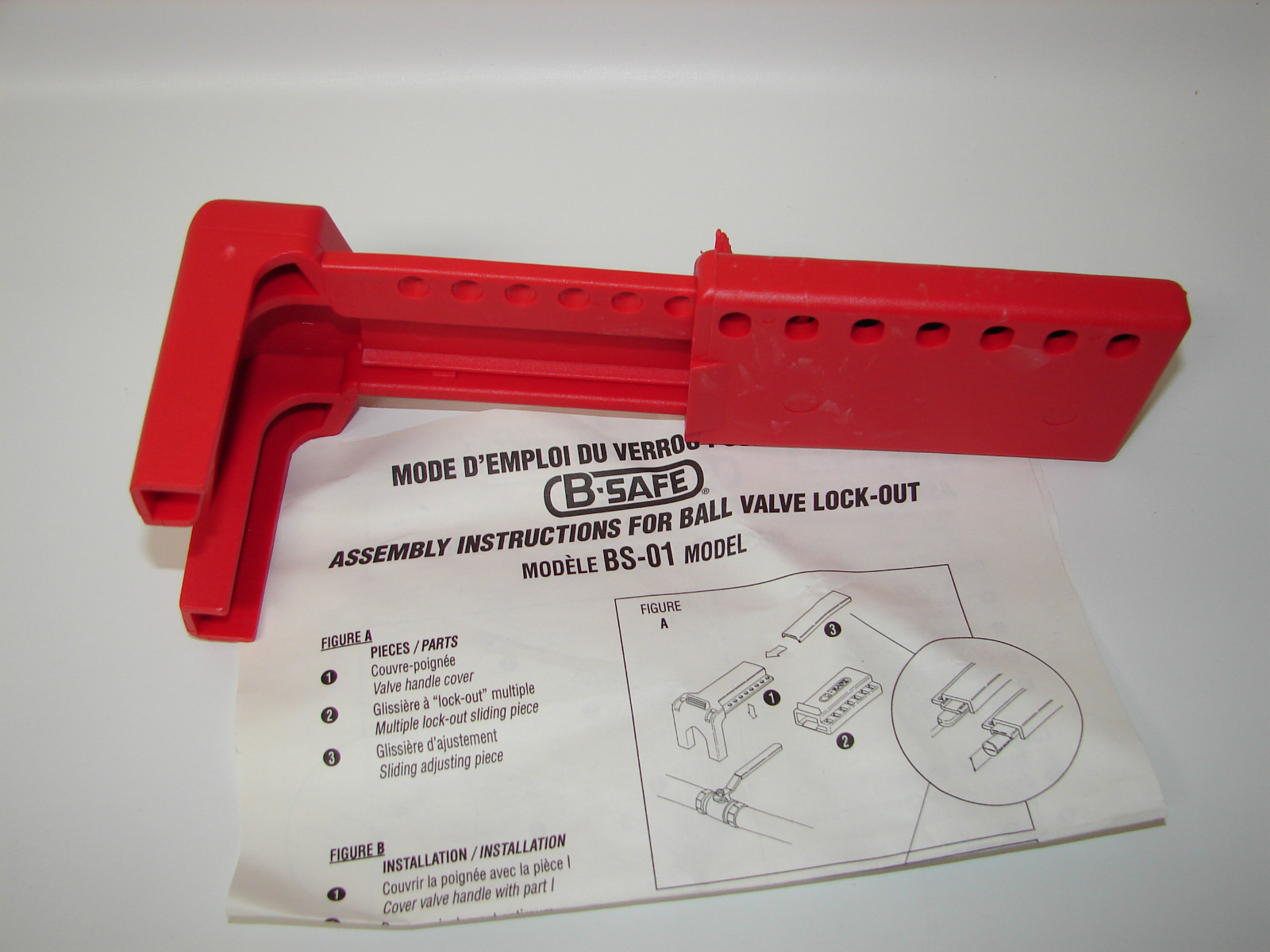 *NEW* Honeywell B-Safe Ball Valve Lockout BS-01 BS01 3/8" to 1-1/4" Valves