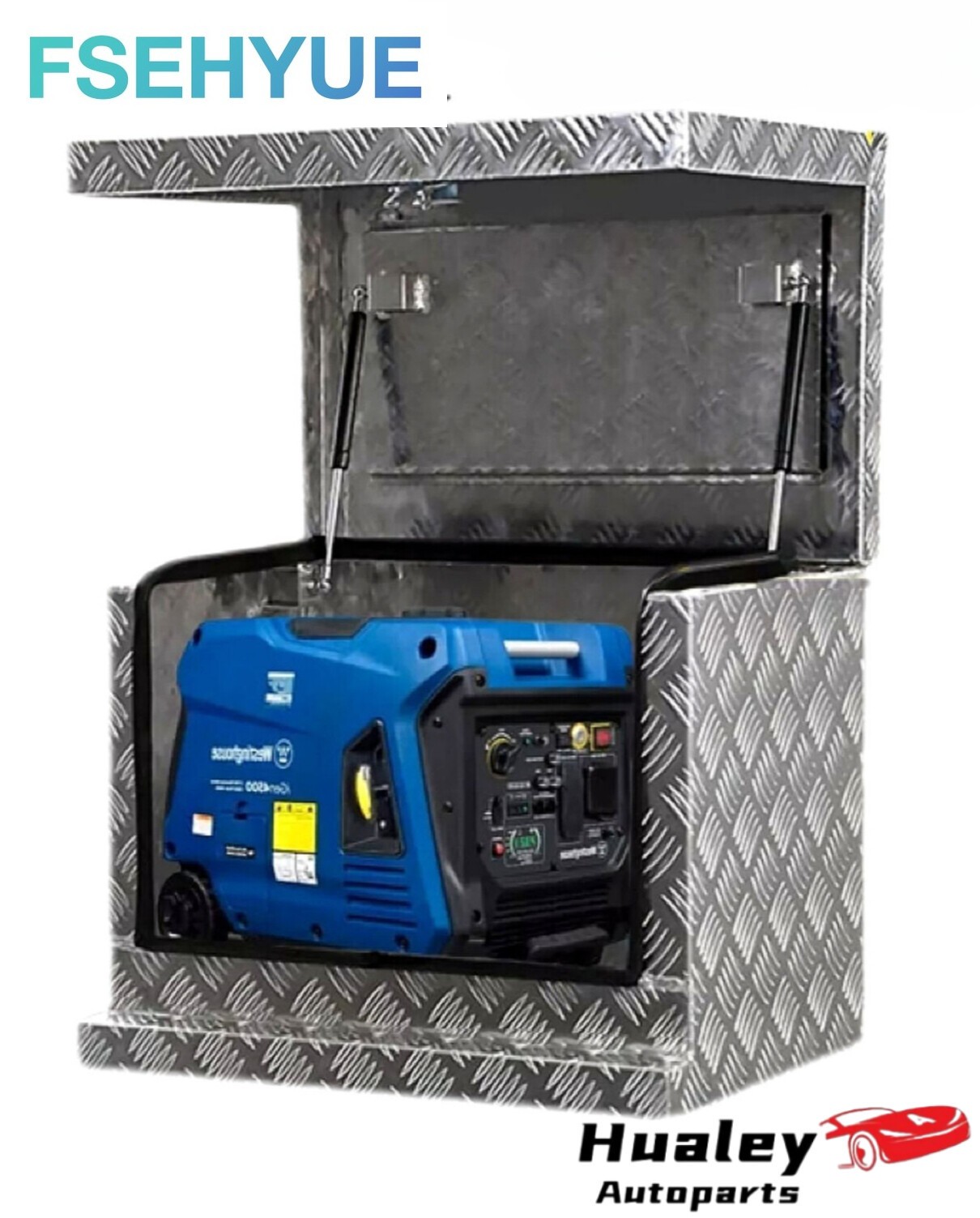 Heavy Duty Generator Tool Box Aluminium Camper Caravan UTE/Car/Truck Toolbox