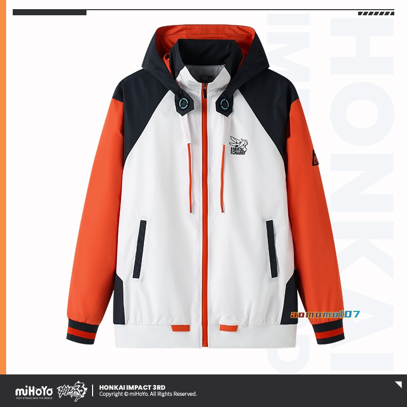 Honkai Impact 3 Official Kiana Kaslana Hoodie Unisex Long Sleeve Jacket Zip Coat