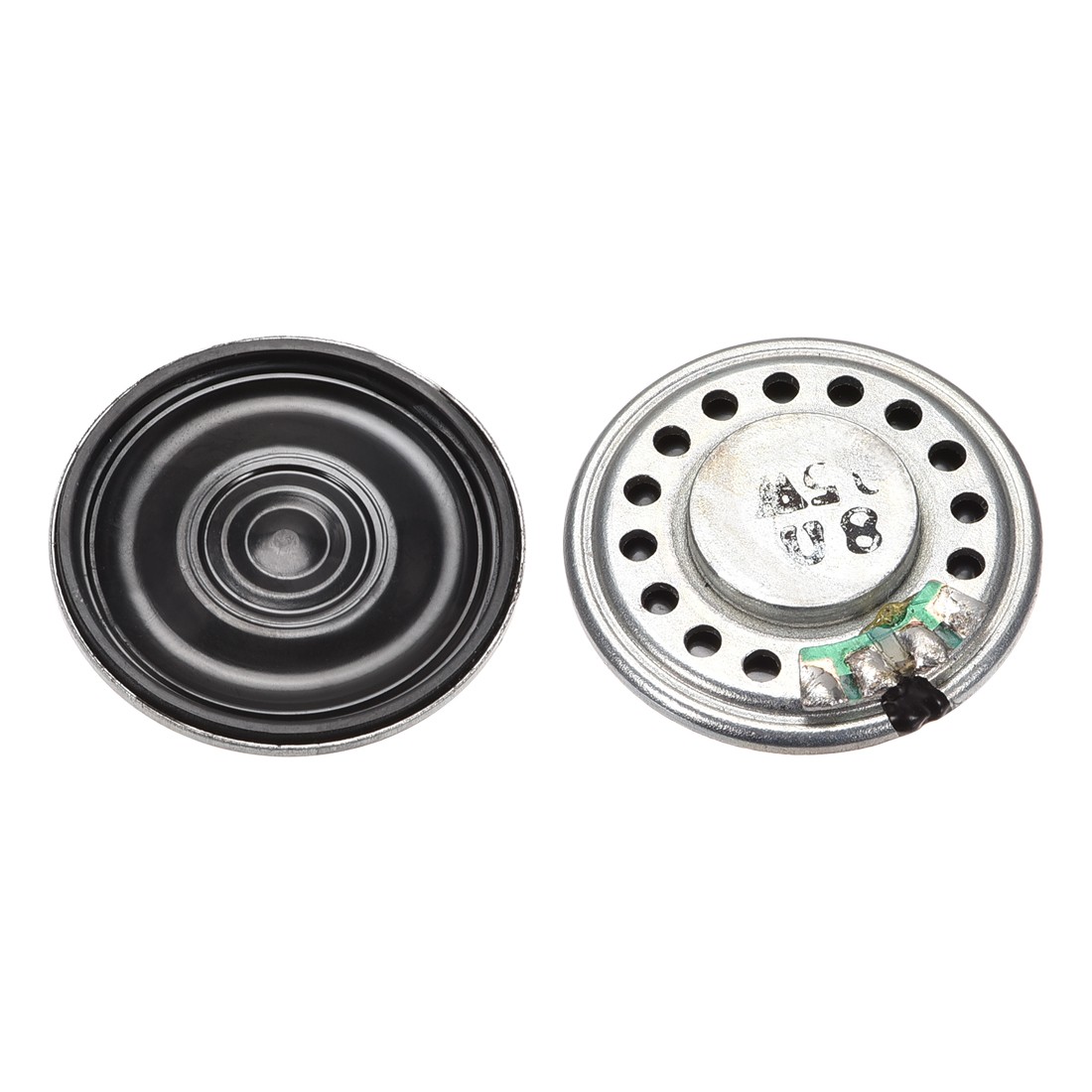 0.5W 8 Ohm DIY Magnetic Speaker 28mm Round Replacement Loudspeaker for  2pcs