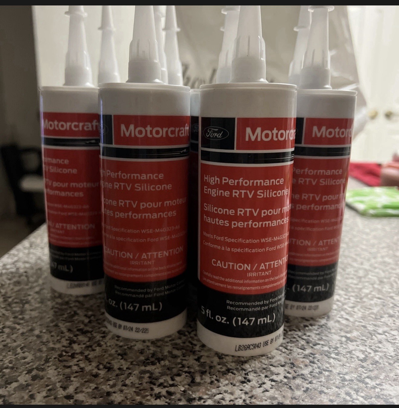 Genuine Ford Fluid TA-357HighPerformance Engine RTV Silicone - 5oz. 10 pack