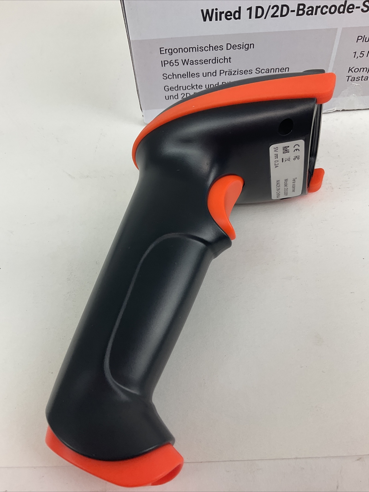 Tera D5100Y Wired 1D 2D Barcode Scanner Open Box