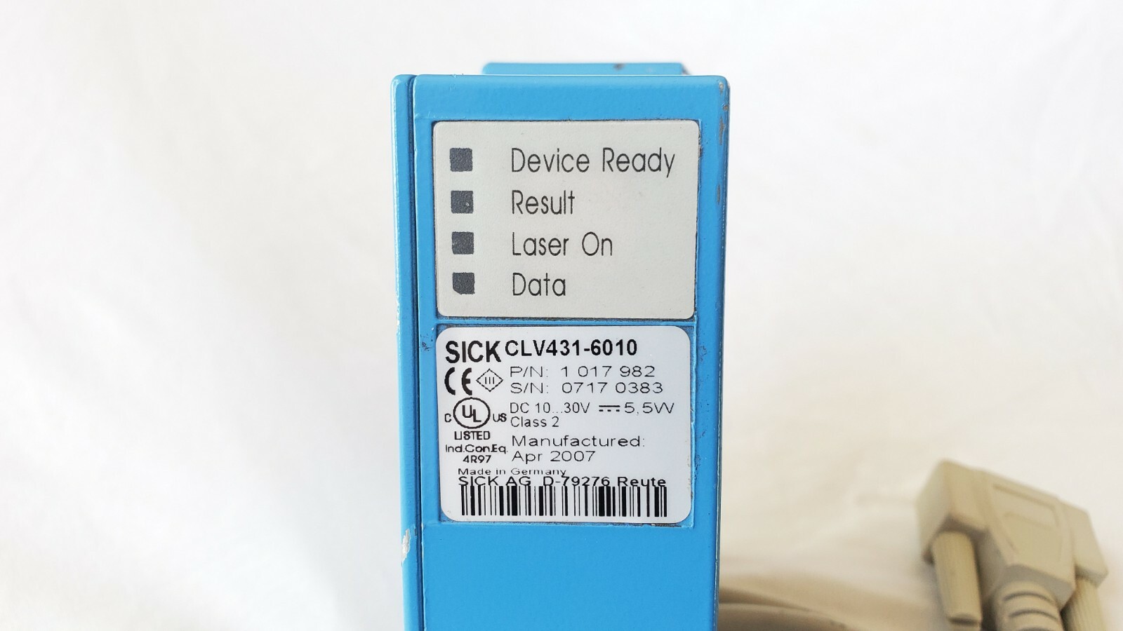 SICK CLV431-6010 Long Range Barcode Scanner