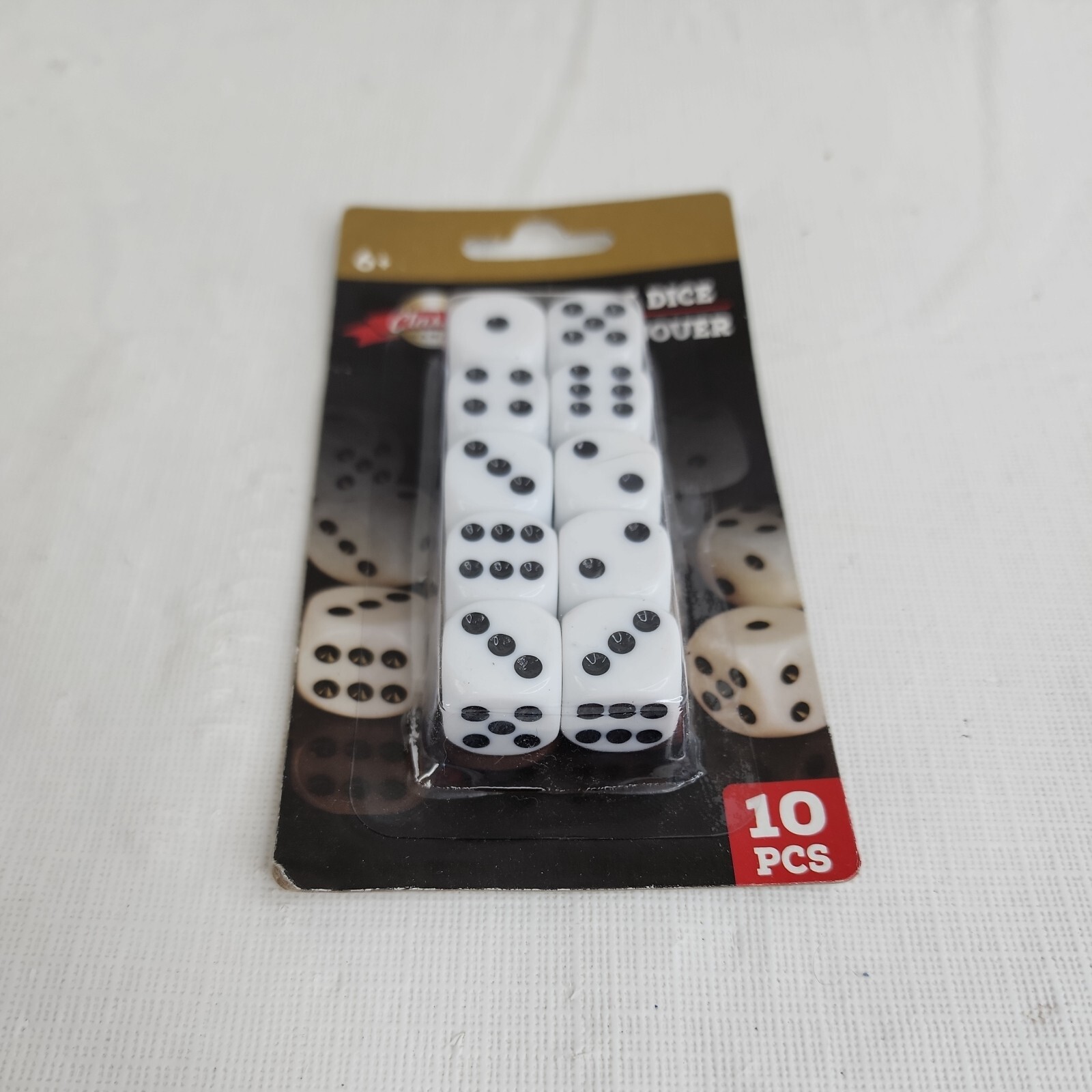CLASSIC GAMES GAME DICE 10 PIECES SET - NOS