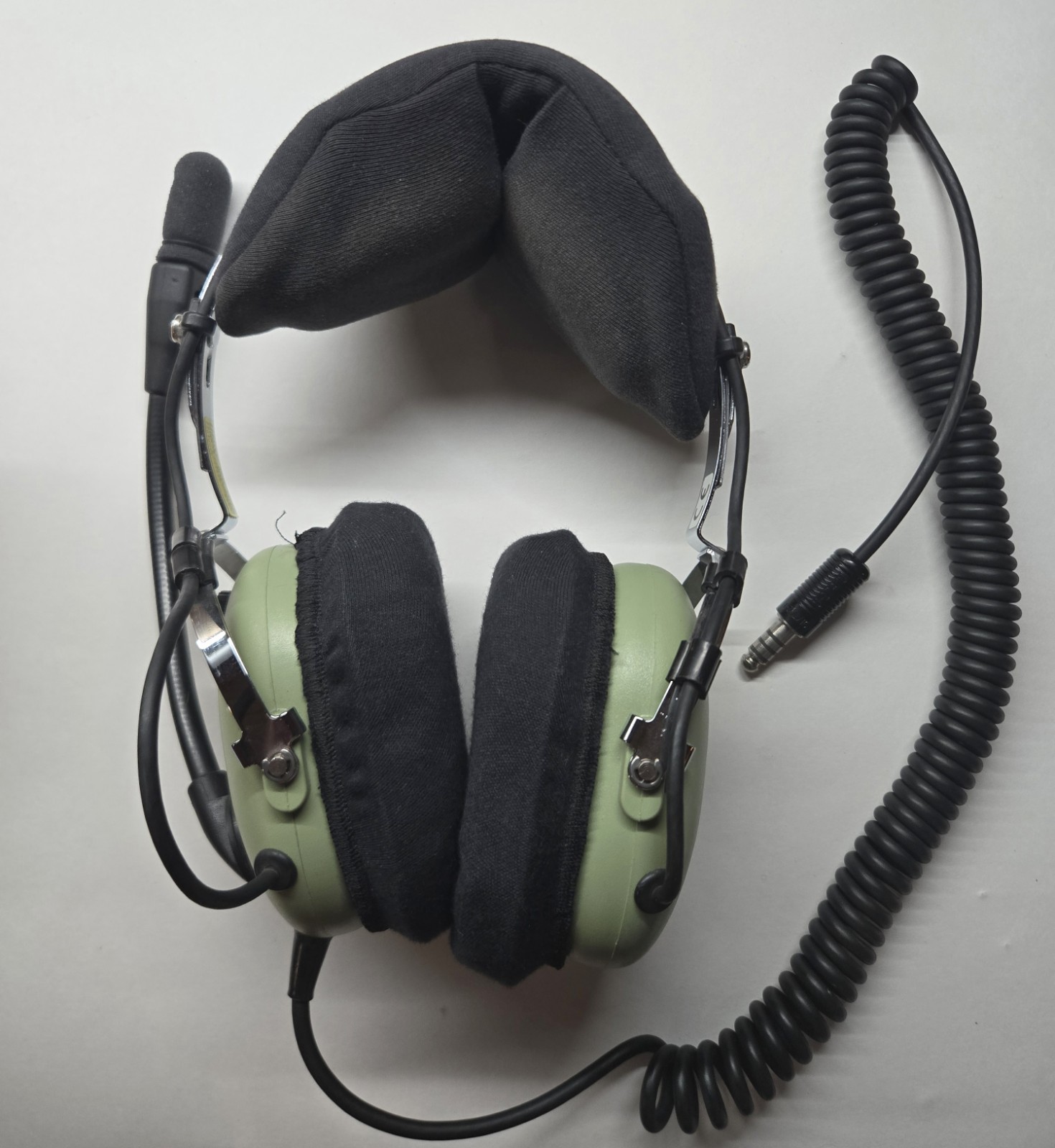 David Clark H10-13 H Aviation Headset Green ( with accessories)