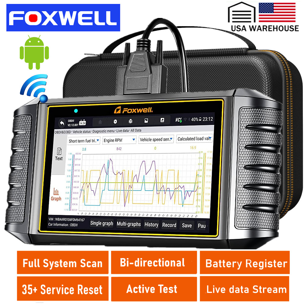 FOXWELL NT710 Bidirectional Diagnostic Tool Scanner ECU Coding Oil Reset TPMS