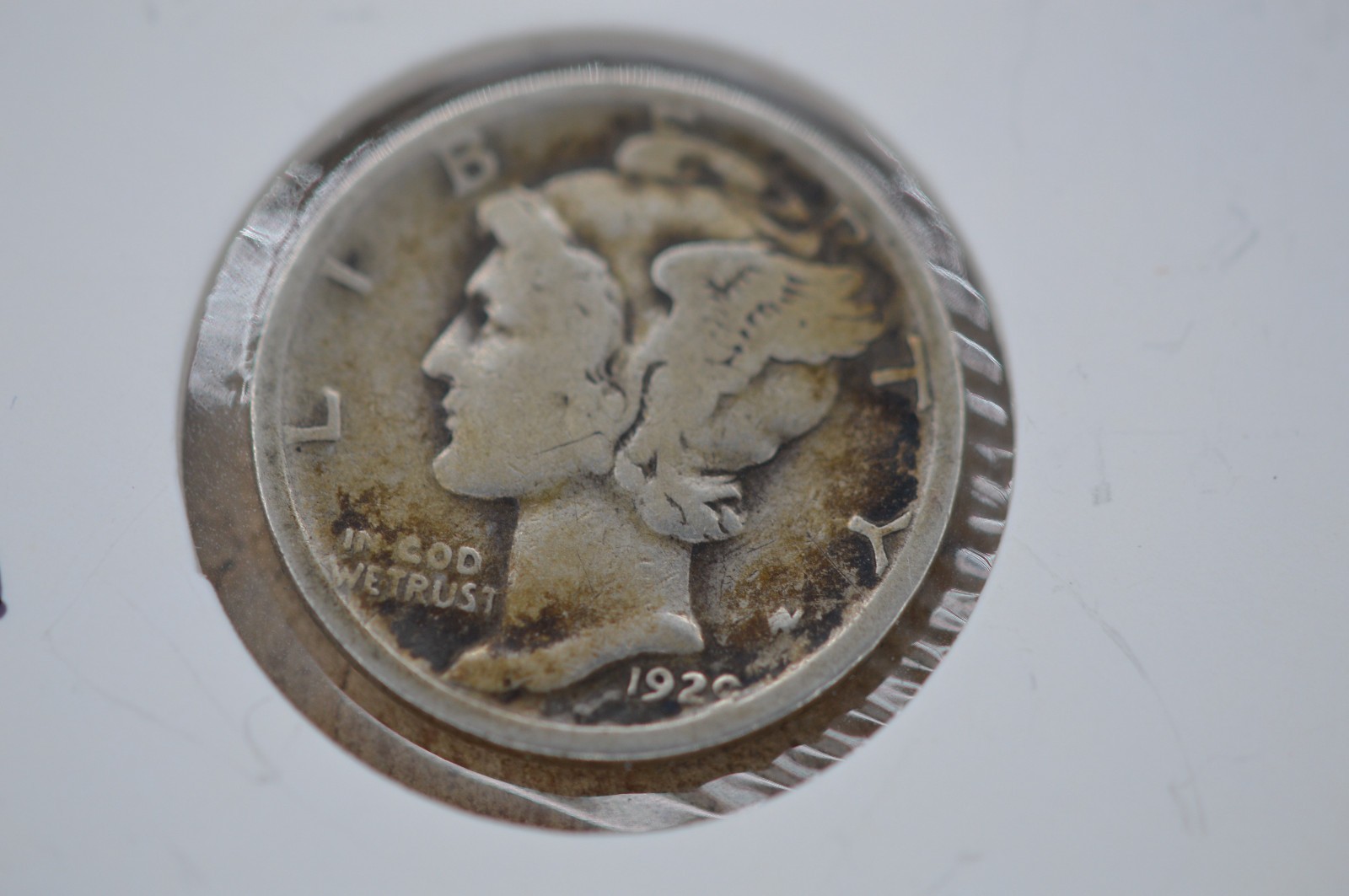 1929 Mercury Dime 10C Silver Circulated Ungraded US Coin Denver