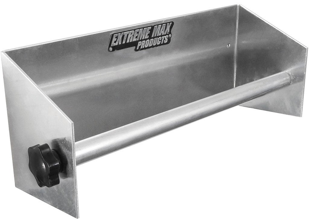Extreme Max 5001.6094 Trailer Wall Mount Paper Towel Holder Silver