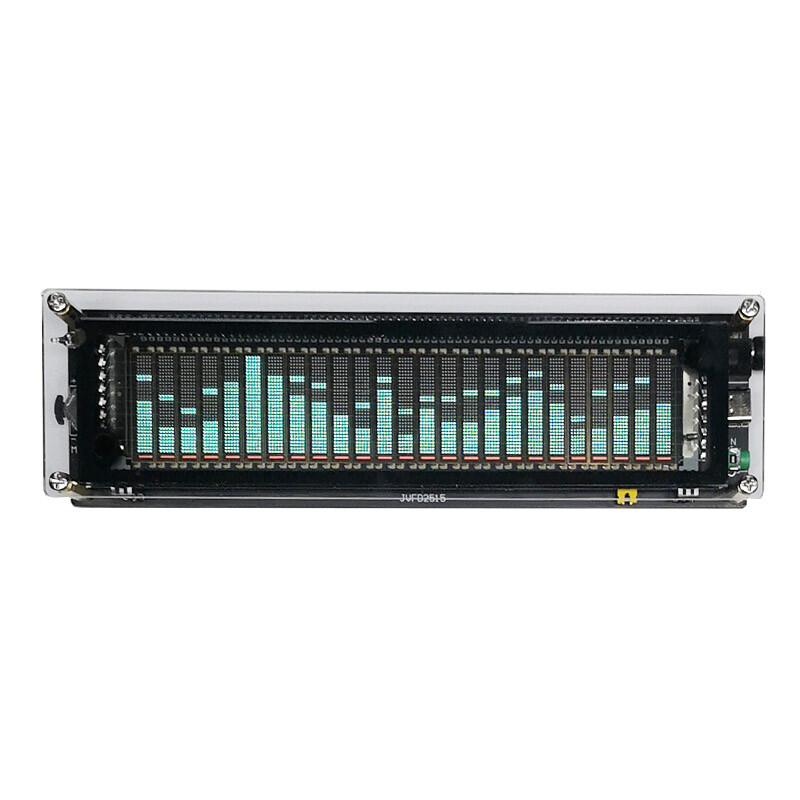 VFD MNEWic Spectrum Display Analyzer W/ clock Audio Level Indicator rhythm NEW