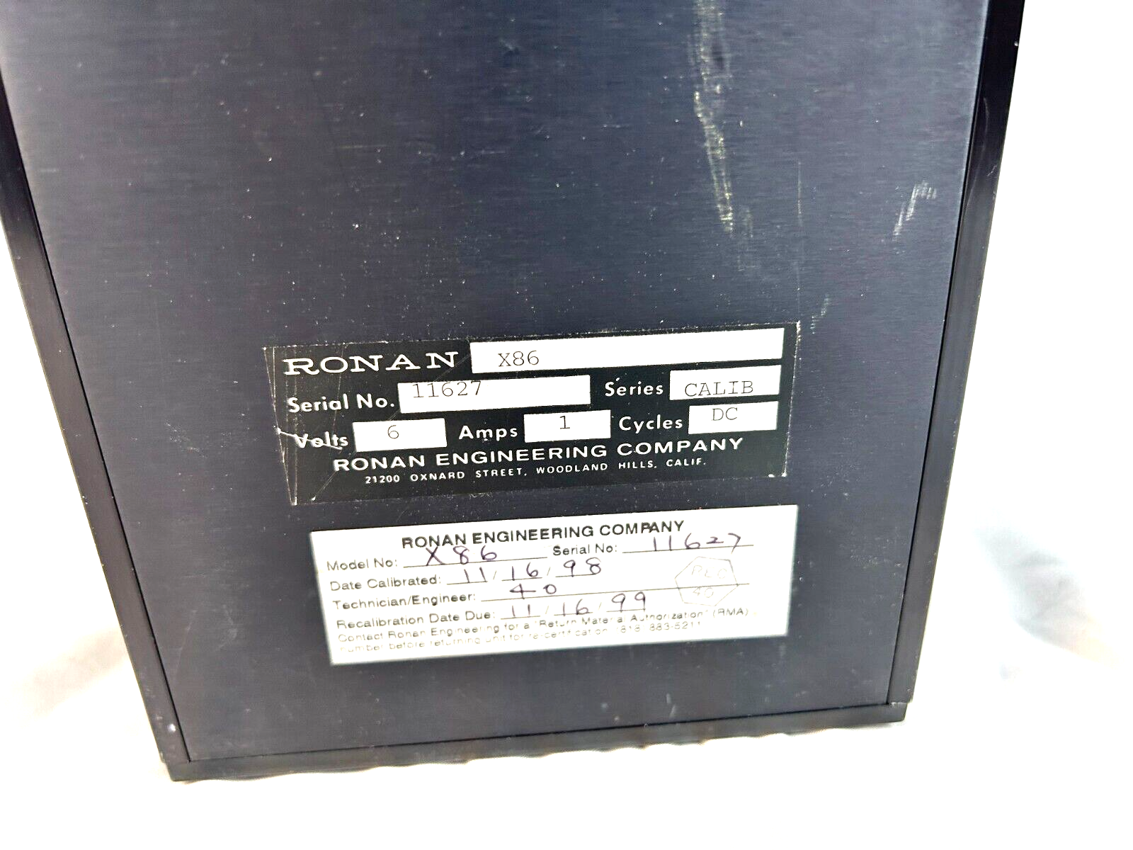 Ronan Engineering X86 Portable Electronic Calibrator | Pre-Owned