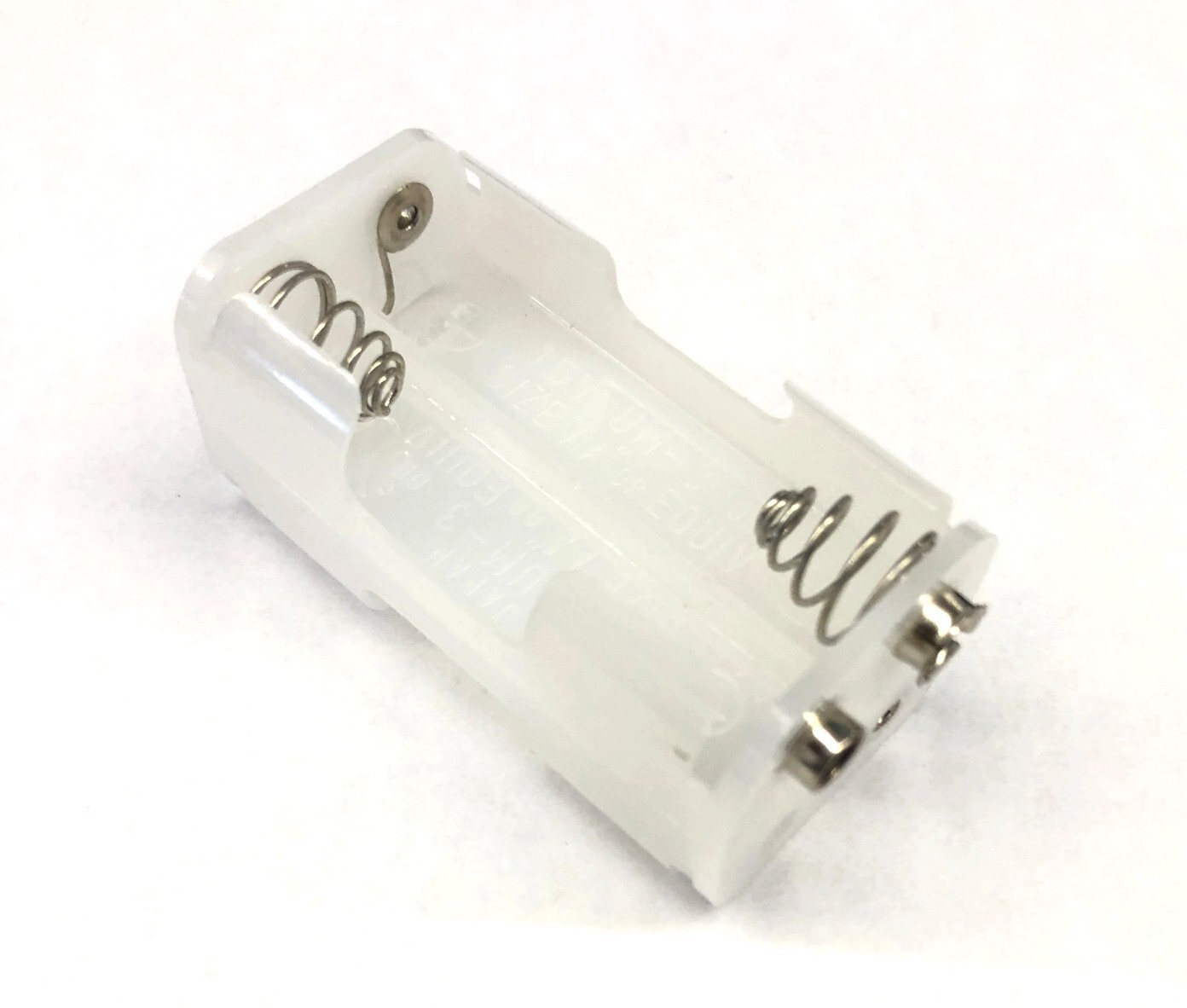 BH343 Four (4) AA Cell (UM-3) Plastic Battery Holder with Snap Connection