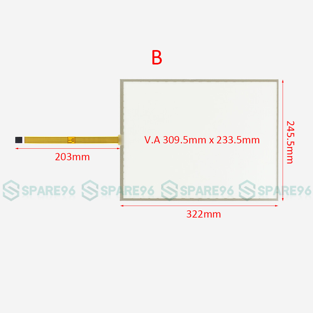 5PC720.1505-00 Touch screen Glass panel for B&R 5PC720-1505-00