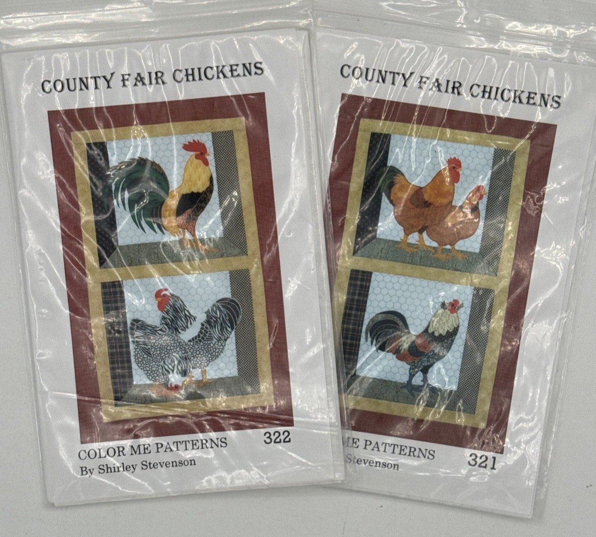 Two Color Me Patterns by Shirley Stevenson, #321 & #322, B193